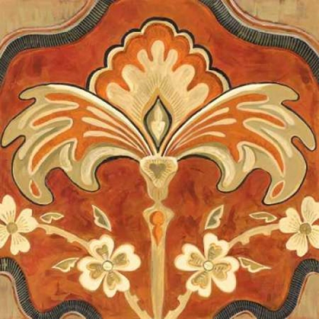 Kashmir Motif A Poster Print by Judy Shelby - Item # VARPDXCC2826A